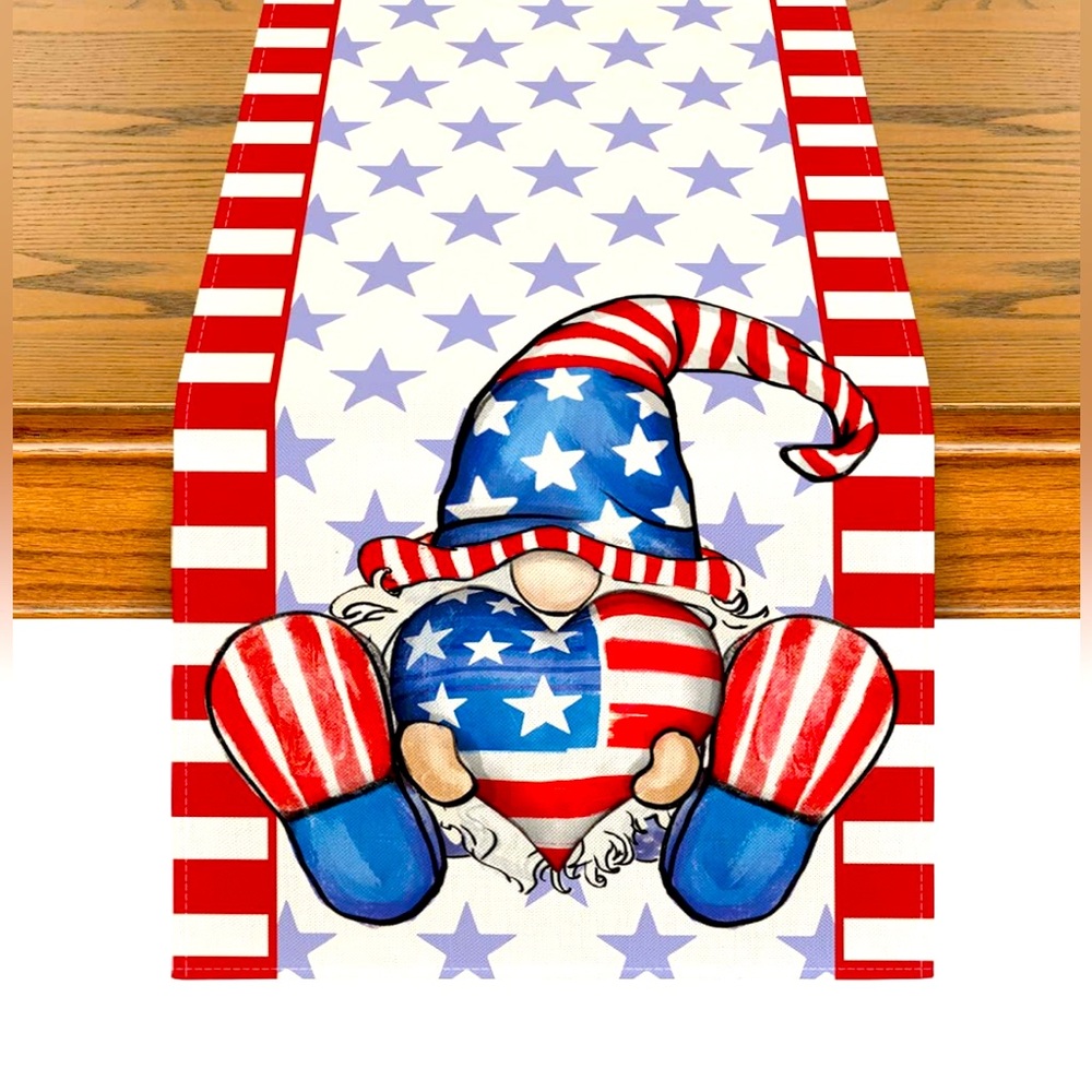 July 4th Independence Day Table Craft Holiday Runner ❤️🇺🇸💙